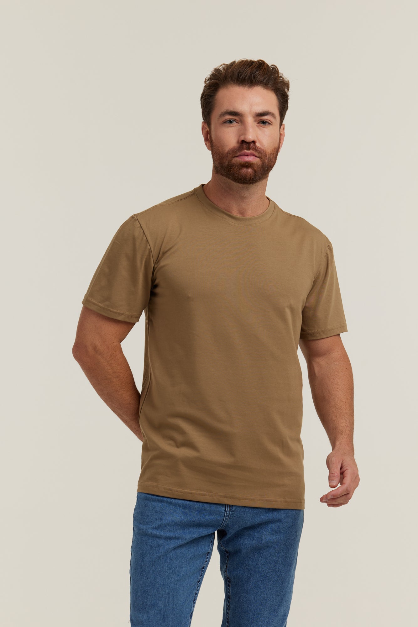 Camiseta Pima Verde Militar