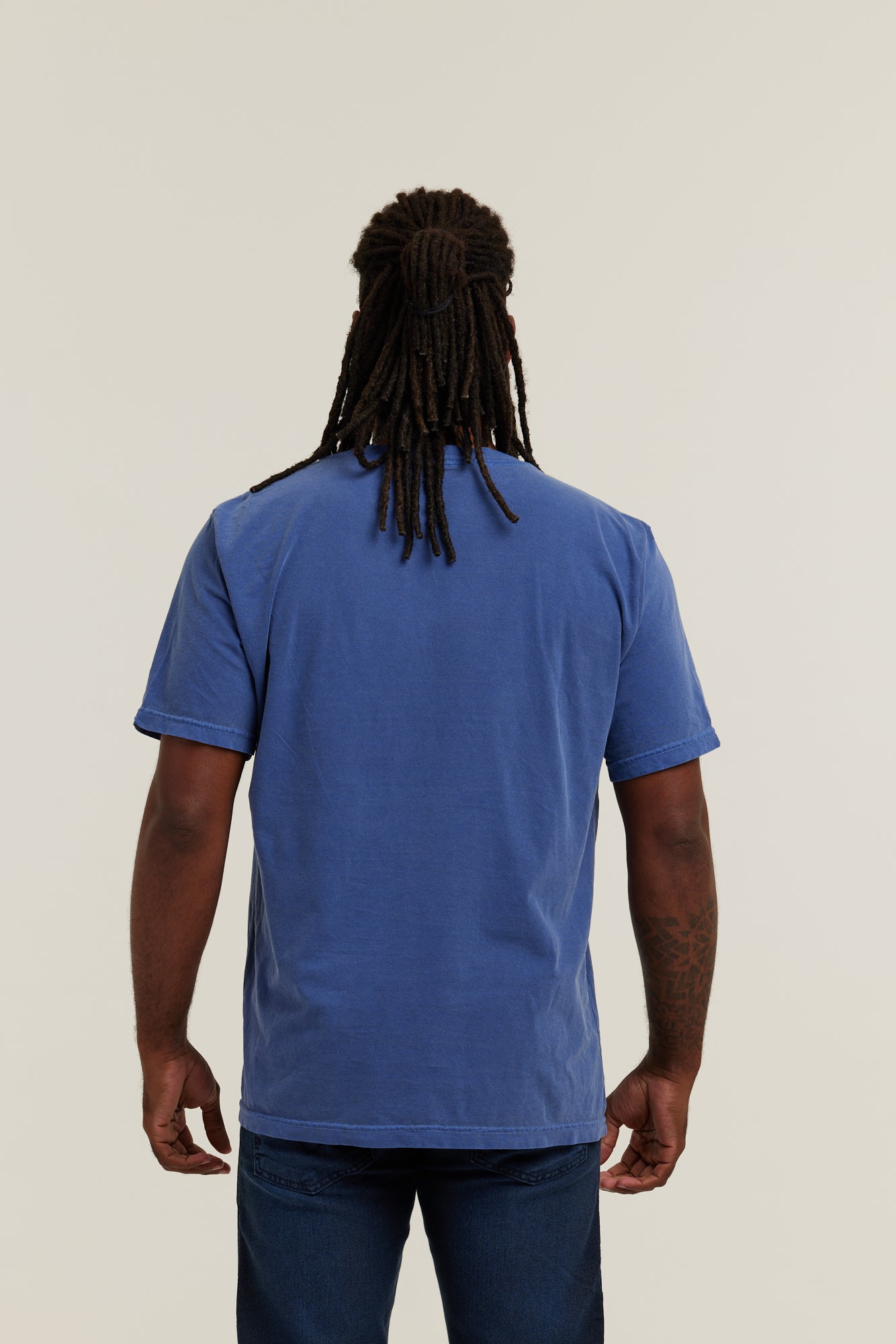 Oversized Estonada Azul Marinho