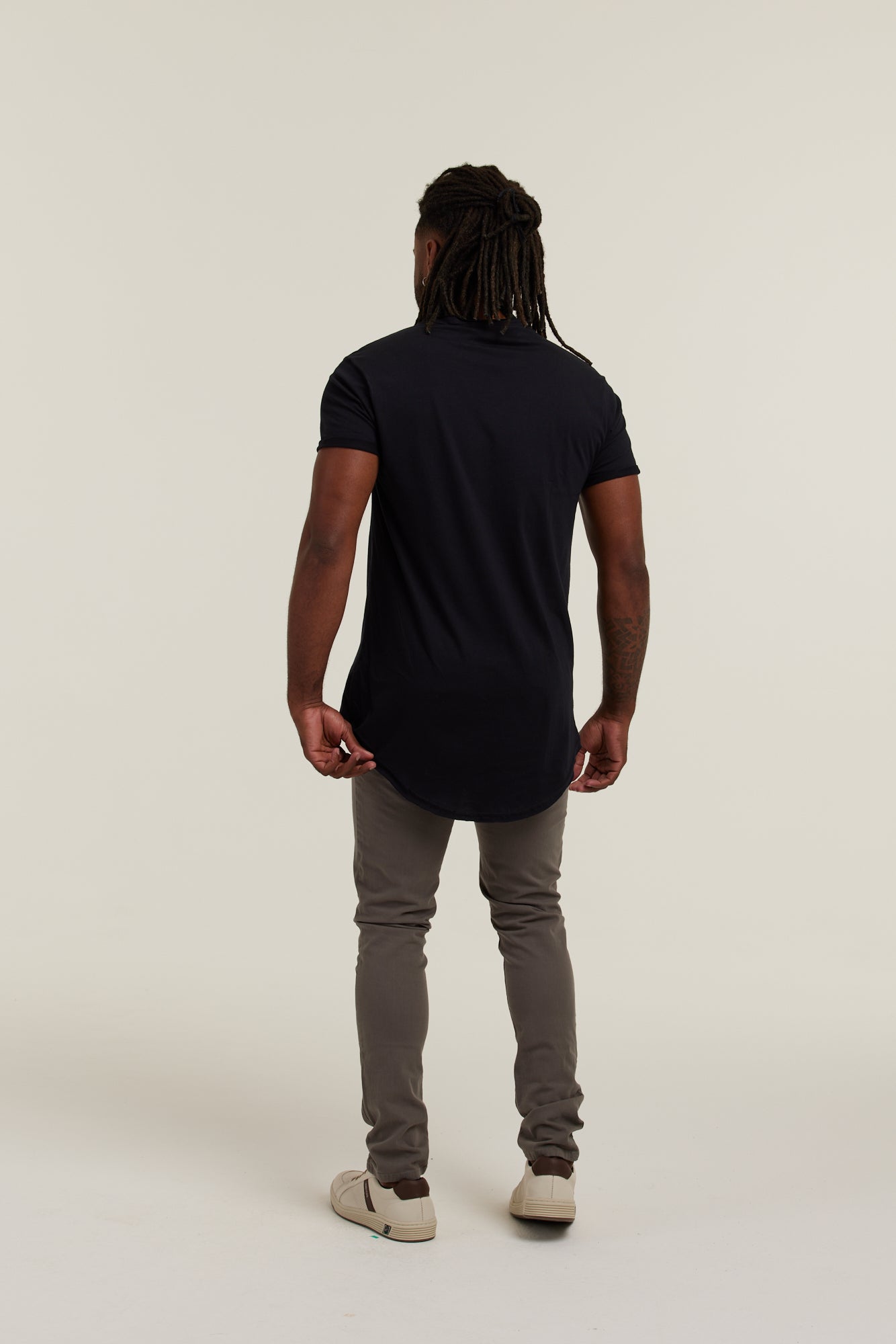 Camiseta Longline Preto