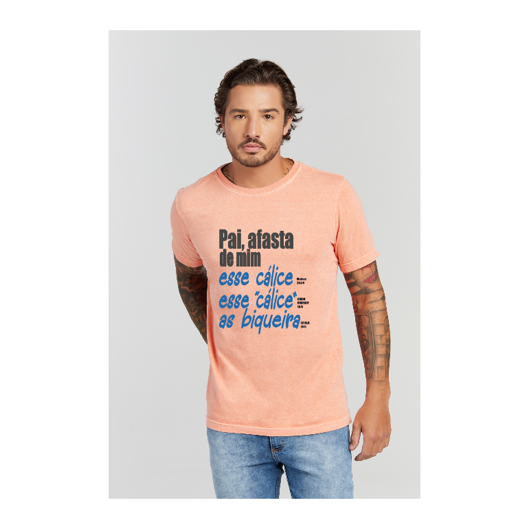 Camiseta Estonada Laranja