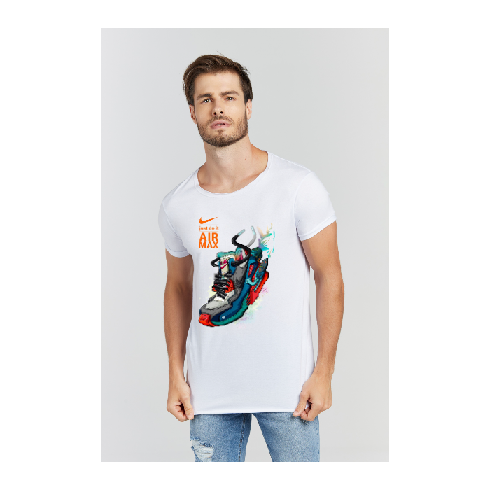 Camiseta Longline Branco