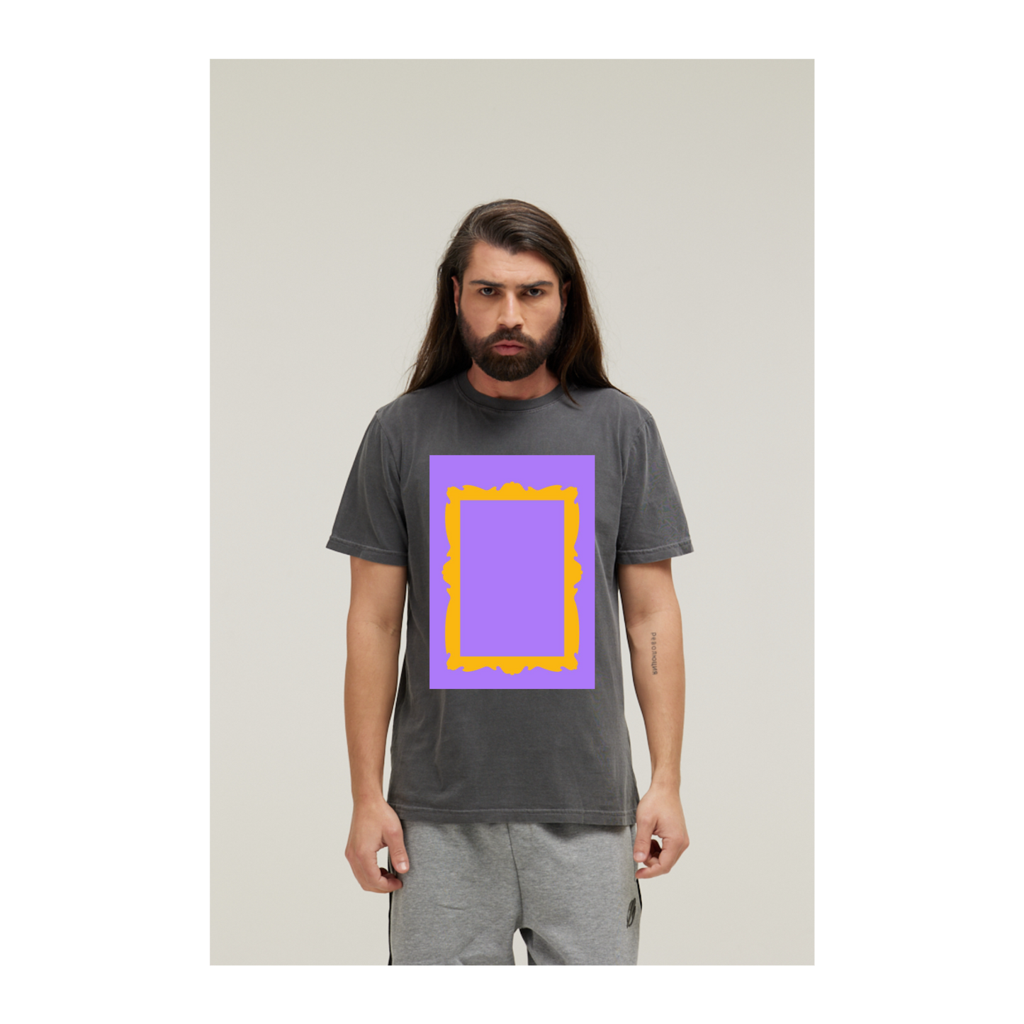 Camiseta Estonada Cinza Chumbo