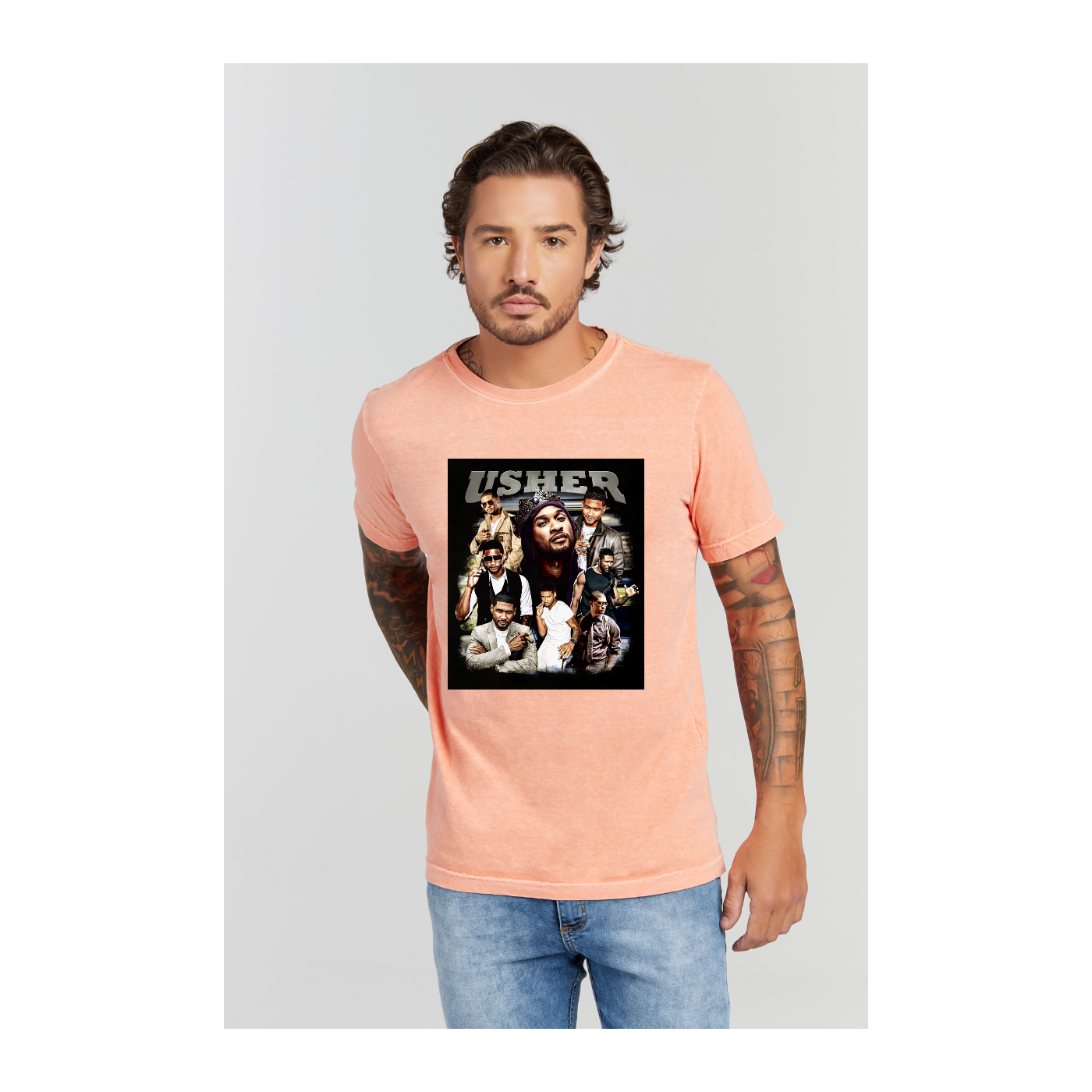 Camiseta Estonada Laranja