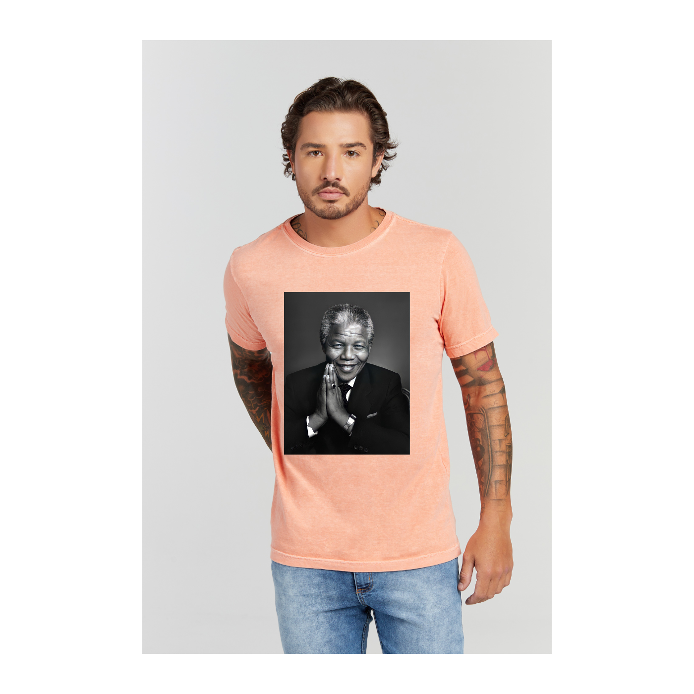 Camiseta Estonada Laranja