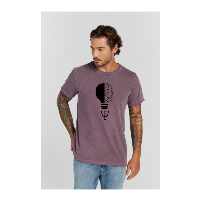 Camiseta Estonada Roxo