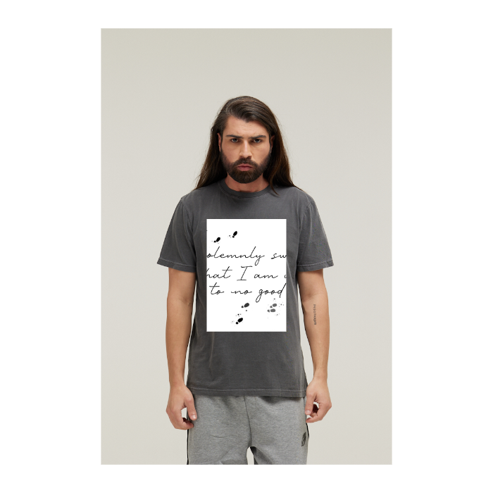 Camiseta Estonada Cinza Chumbo