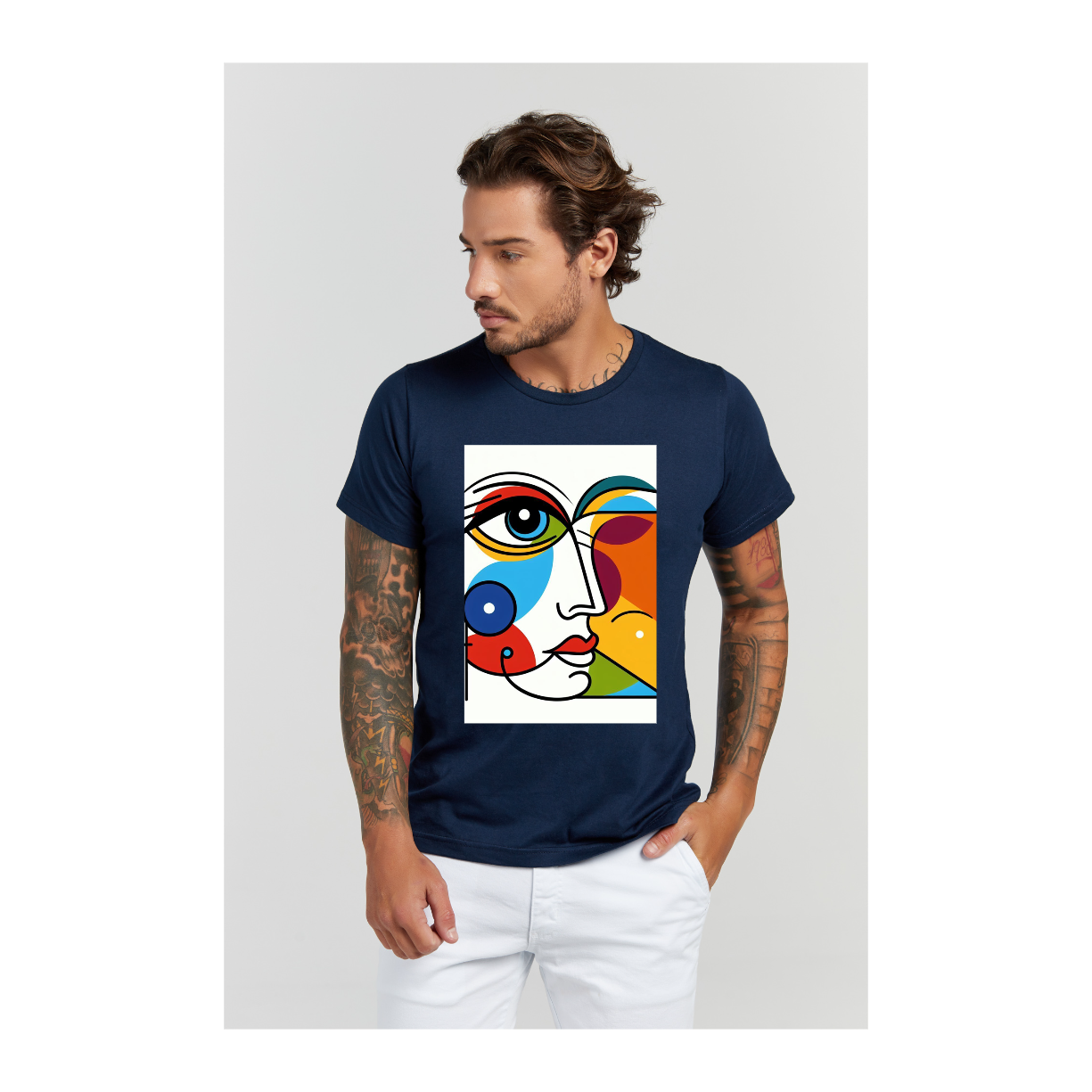 Camiseta Premium Azul Marinho