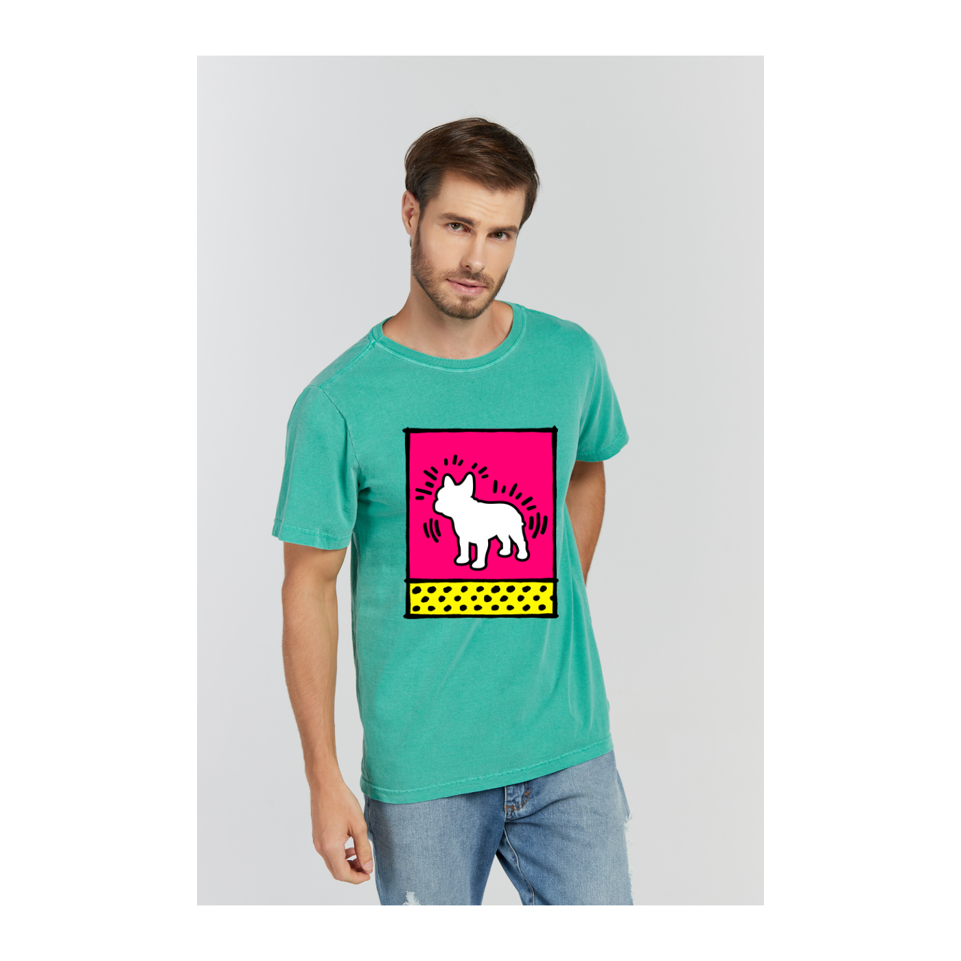 Camiseta Estonada Verde Bandeira