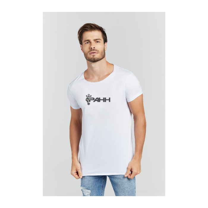 Camiseta Longline Branco