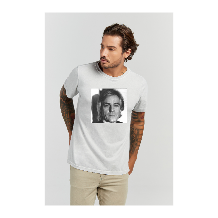 Camiseta Estonada Branco Gelo