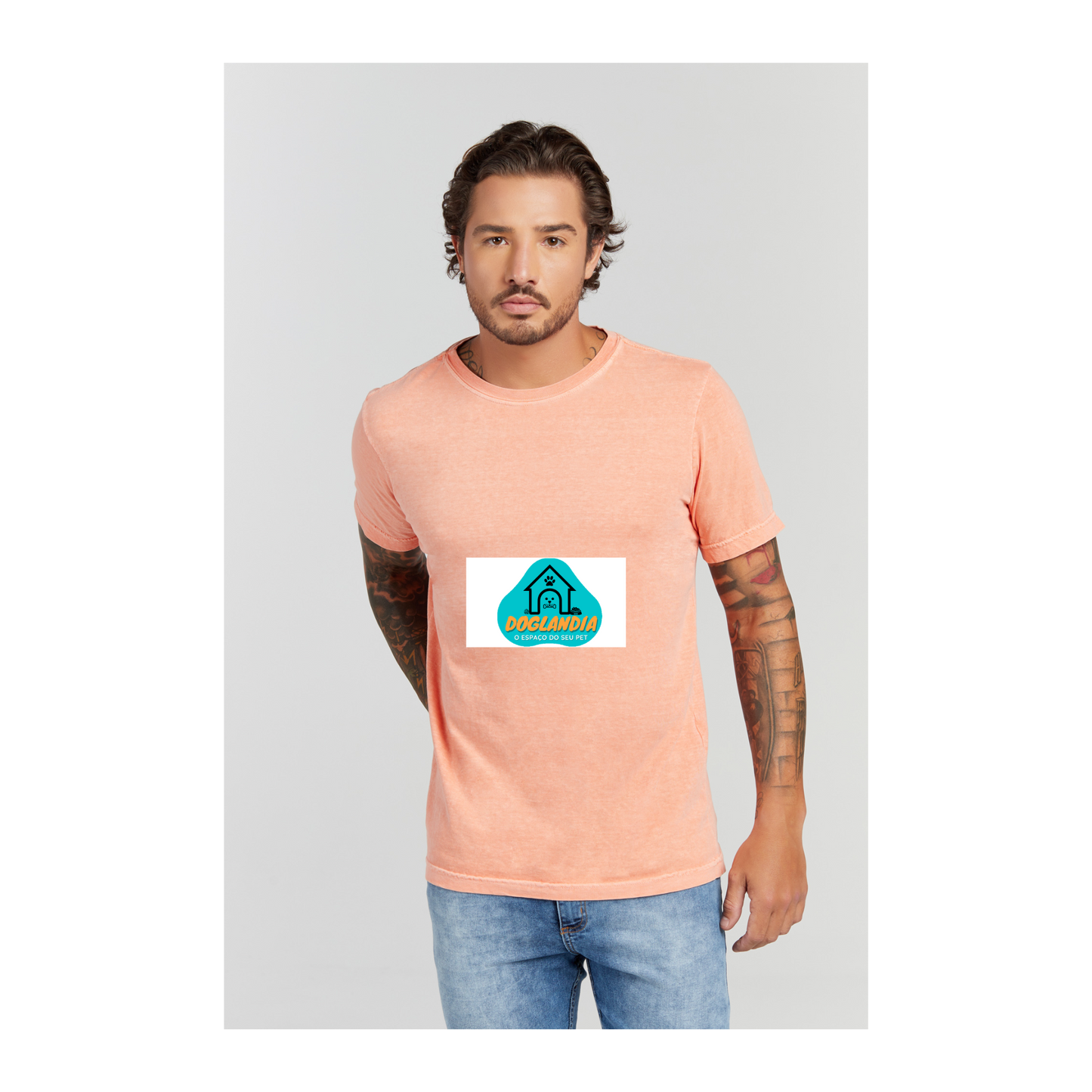 Camiseta Estonada Laranja
