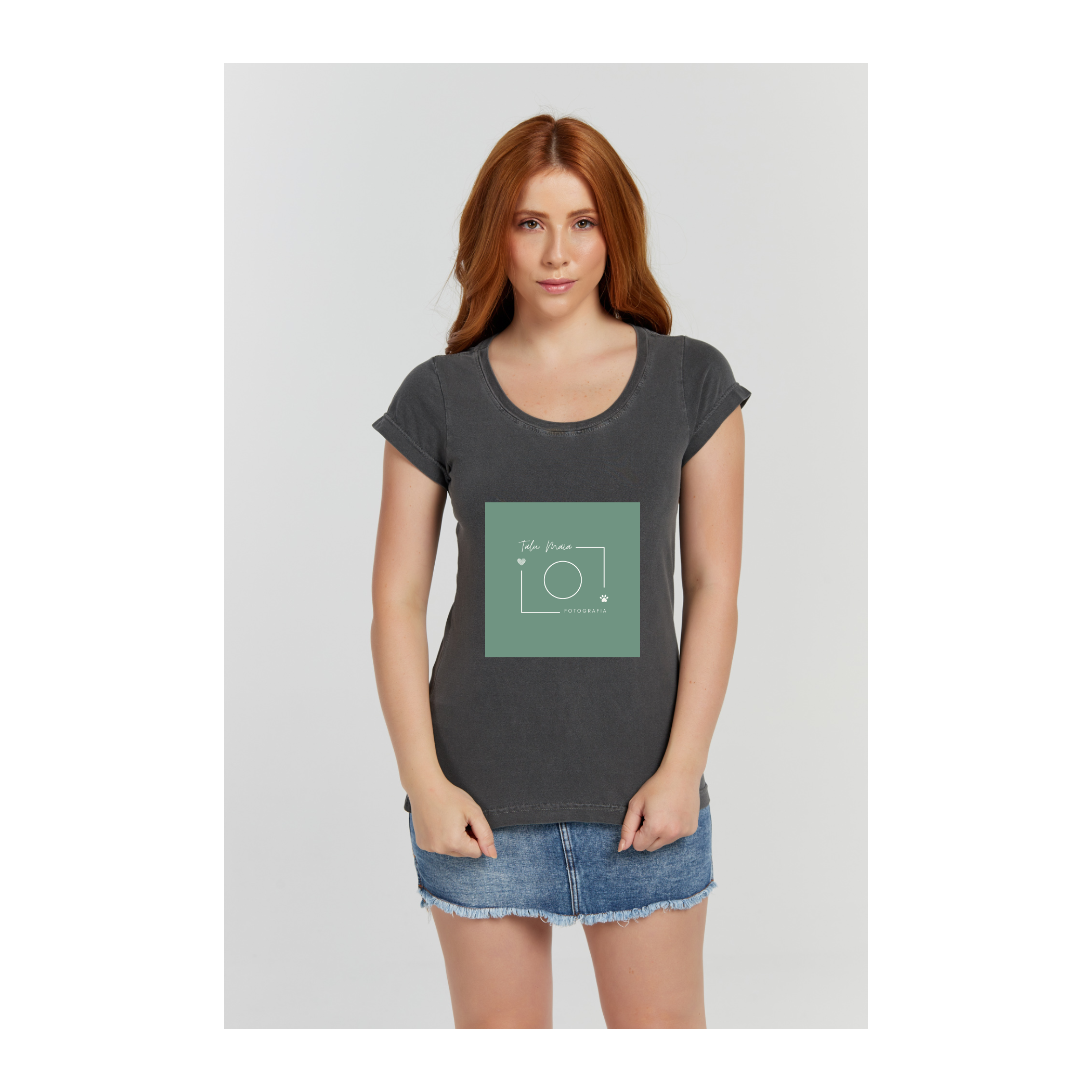 Baby long Estonada Cinza Chumbo