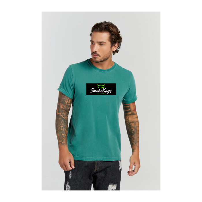 Camiseta Estonada Verde Musgo