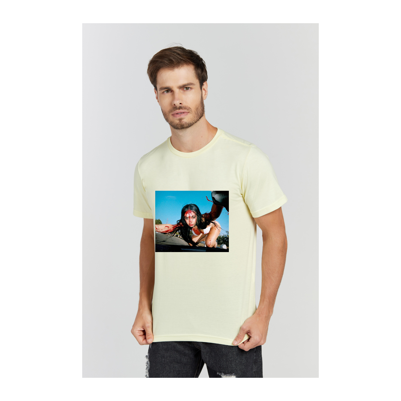 Camiseta Premium Amarelo Bebê