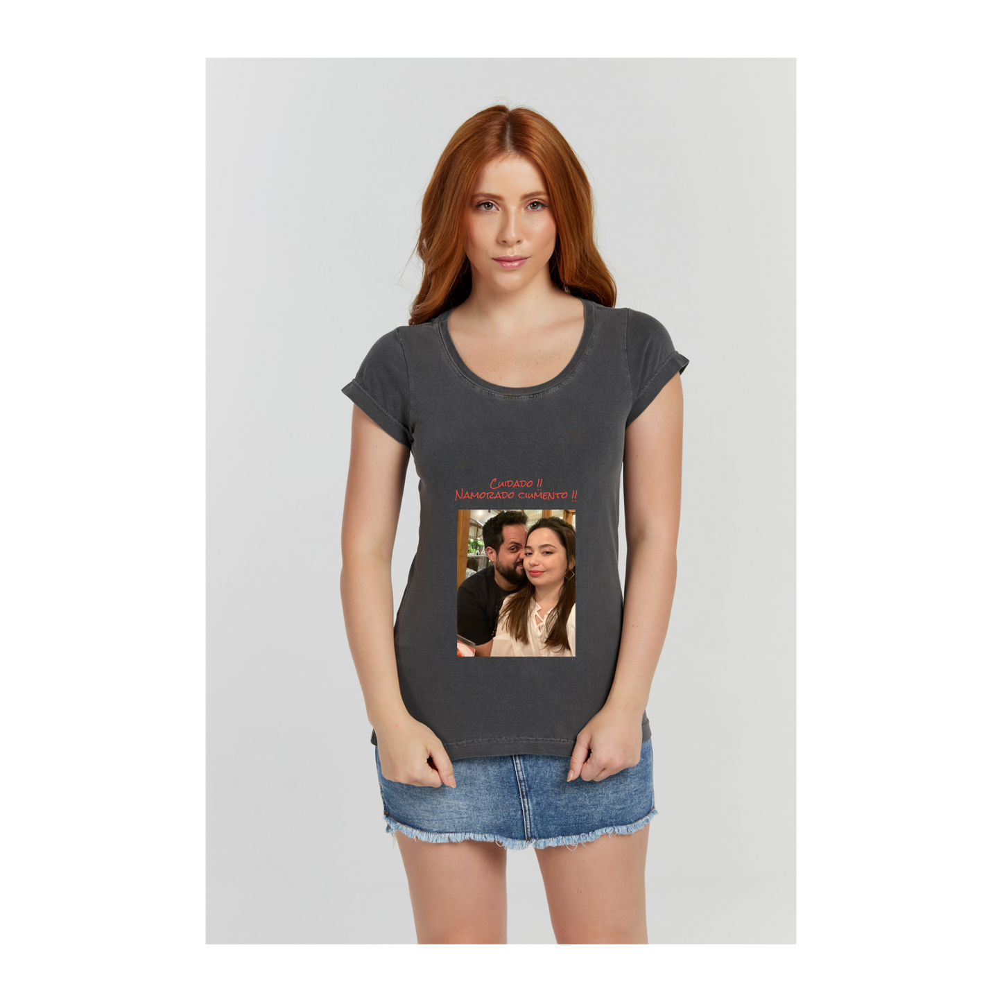 Baby long Estonada Cinza Chumbo