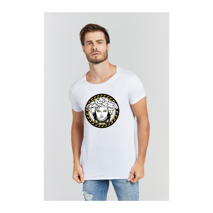 Camiseta Longline Branco