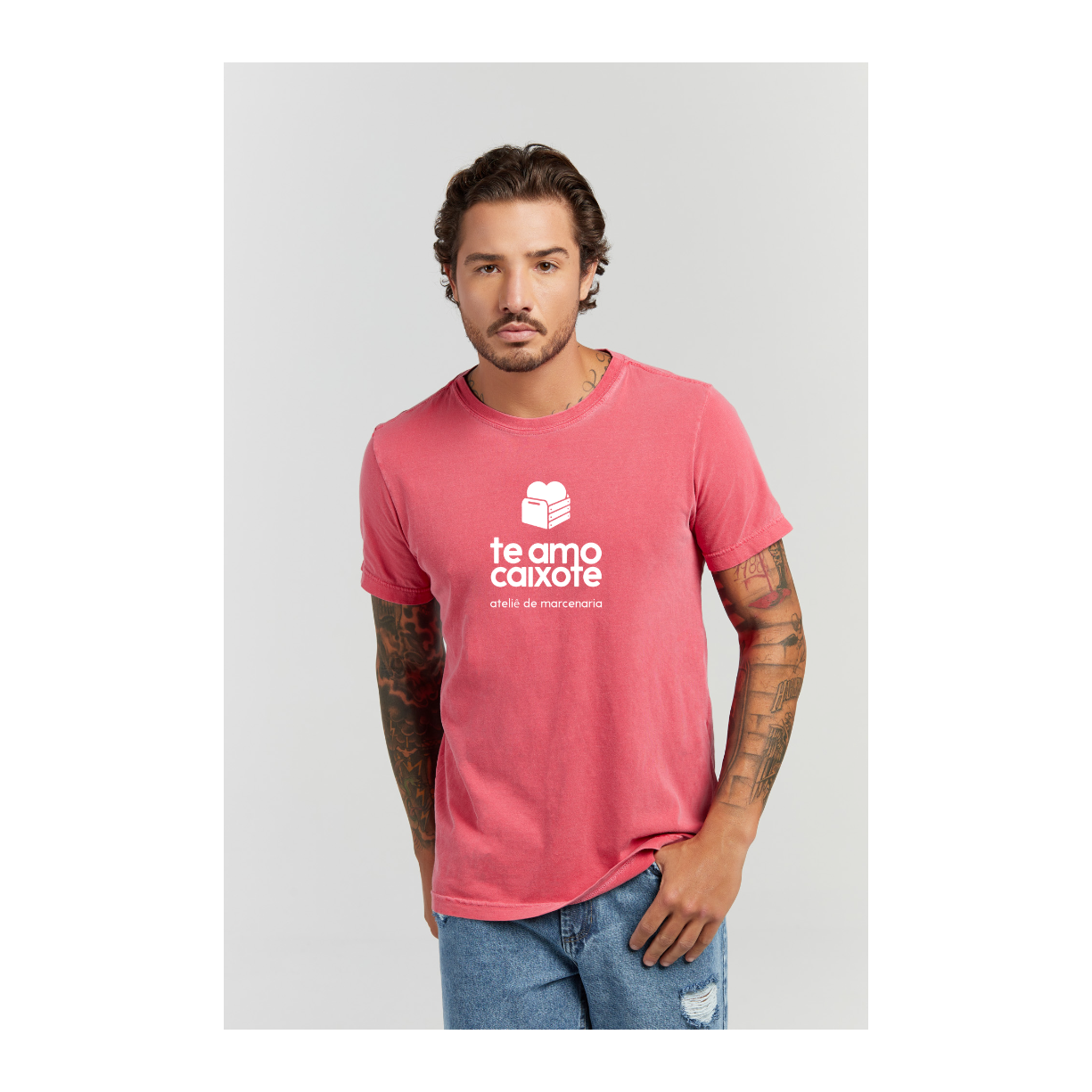 Camiseta Estonada Vermelho