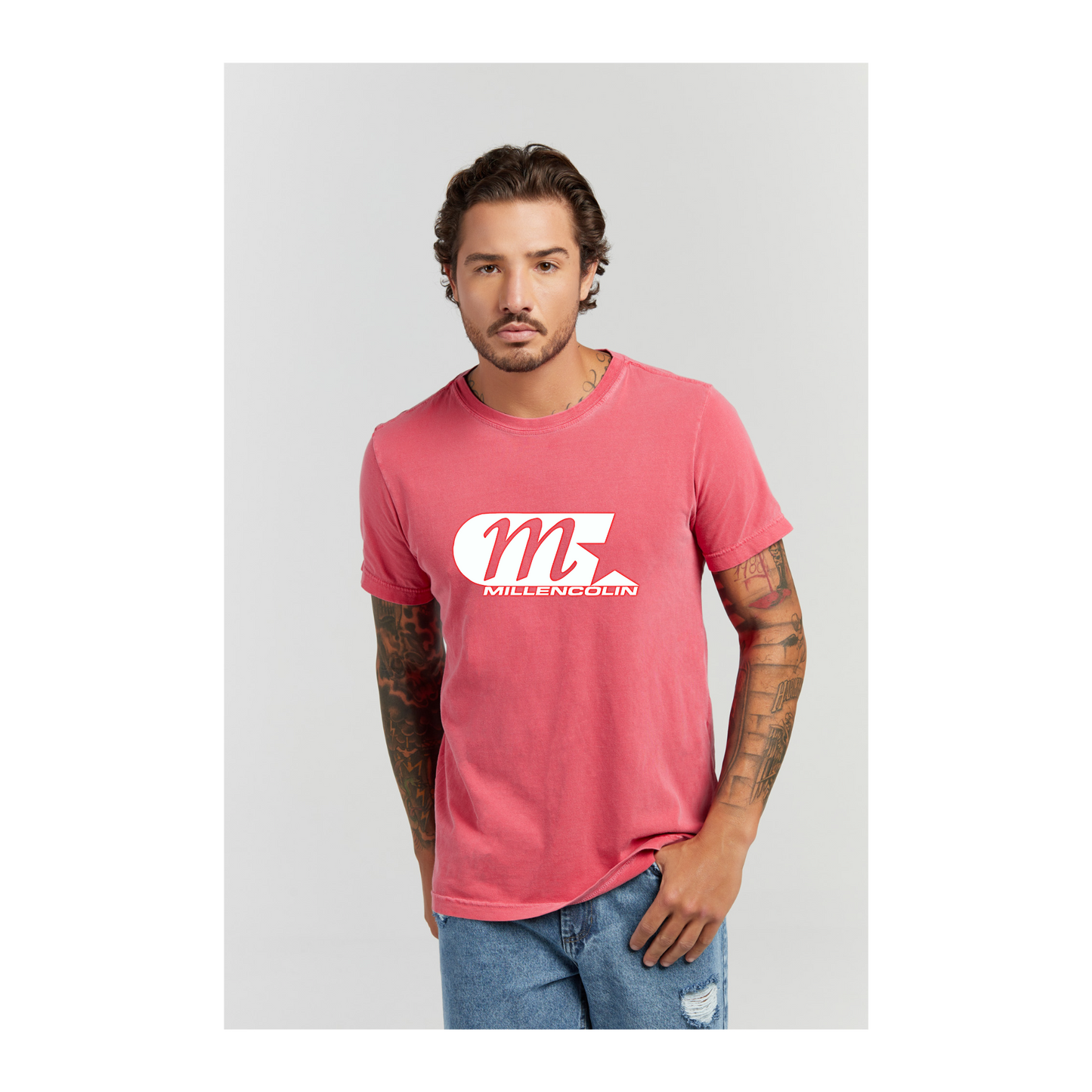 Camiseta Estonada Vermelho