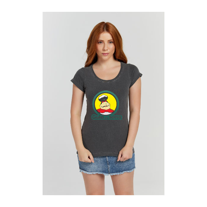 Baby long Estonada Cinza Chumbo