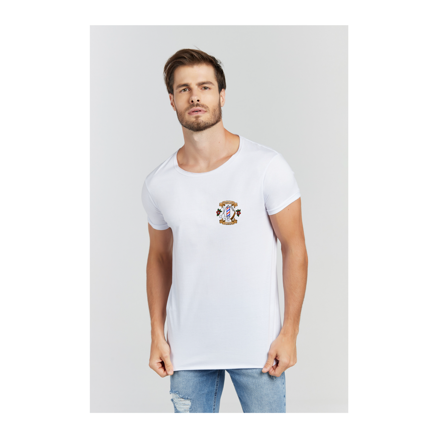 Camiseta Longline Branco