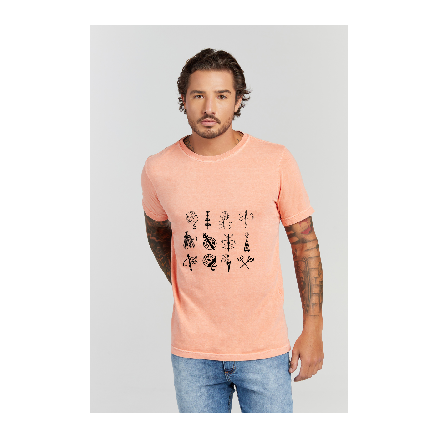 Camiseta Estonada Laranja