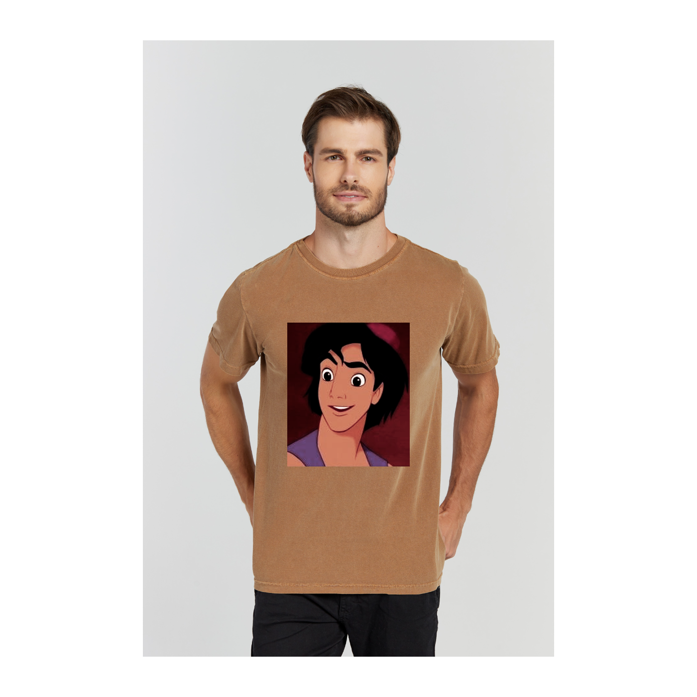 Camiseta Estonada Marrom