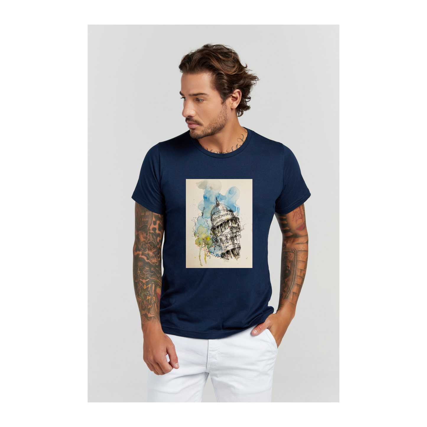 Camiseta Premium Azul Marinho