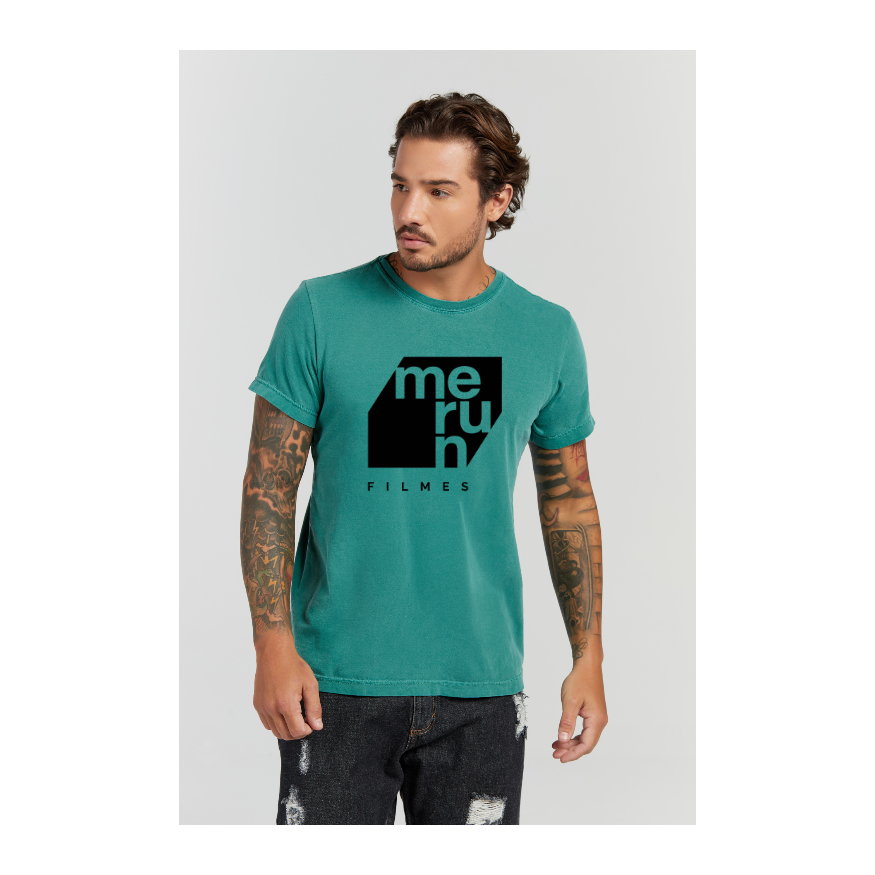 Camiseta Estonada Verde Musgo