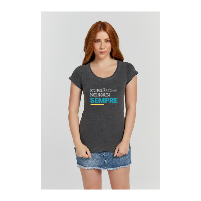 Baby long Estonada Cinza Chumbo