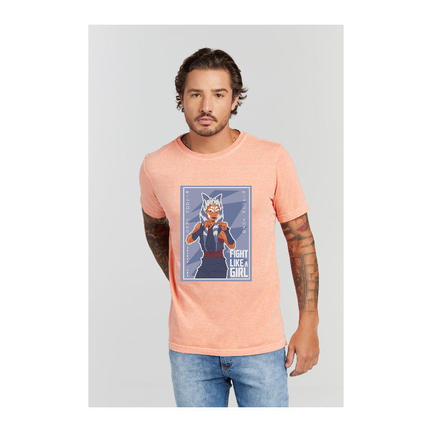 Camiseta Estonada Laranja