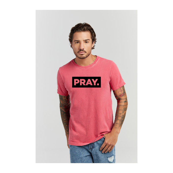 Camiseta Estonada Vermelho