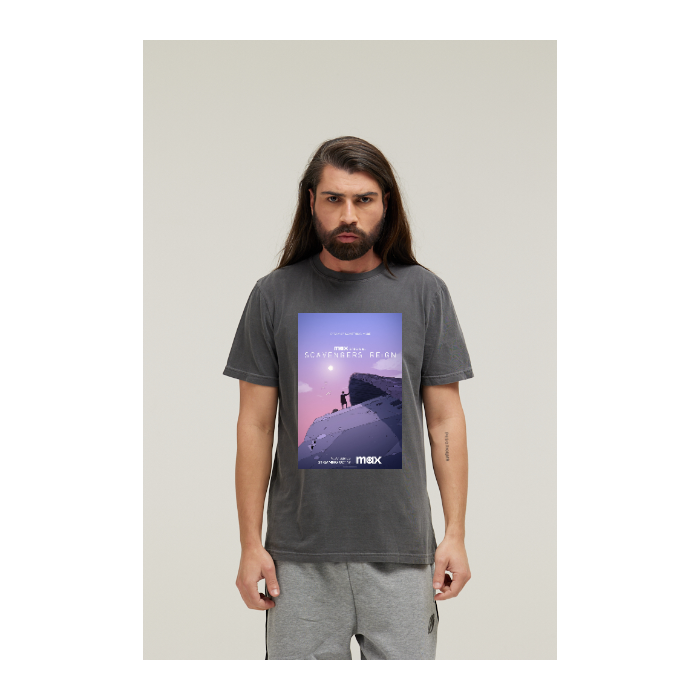 Camiseta Estonada Cinza Chumbo