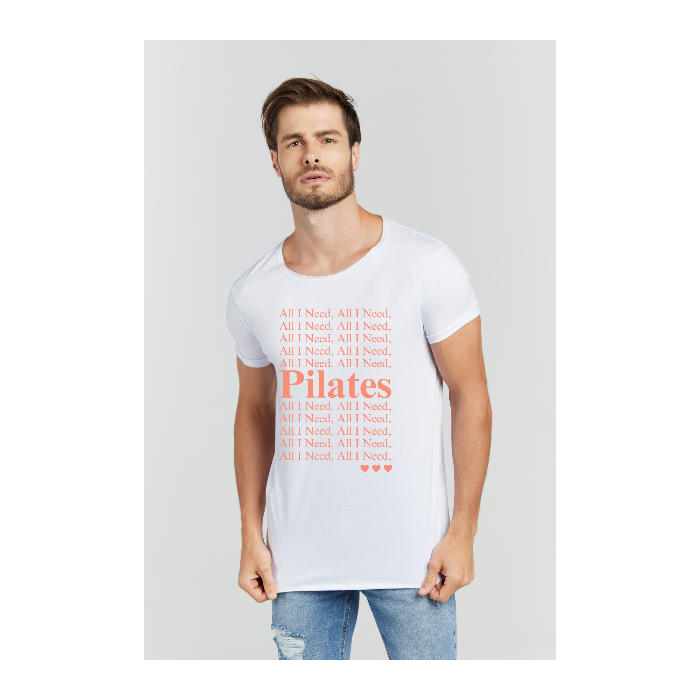 Camiseta Longline Branco