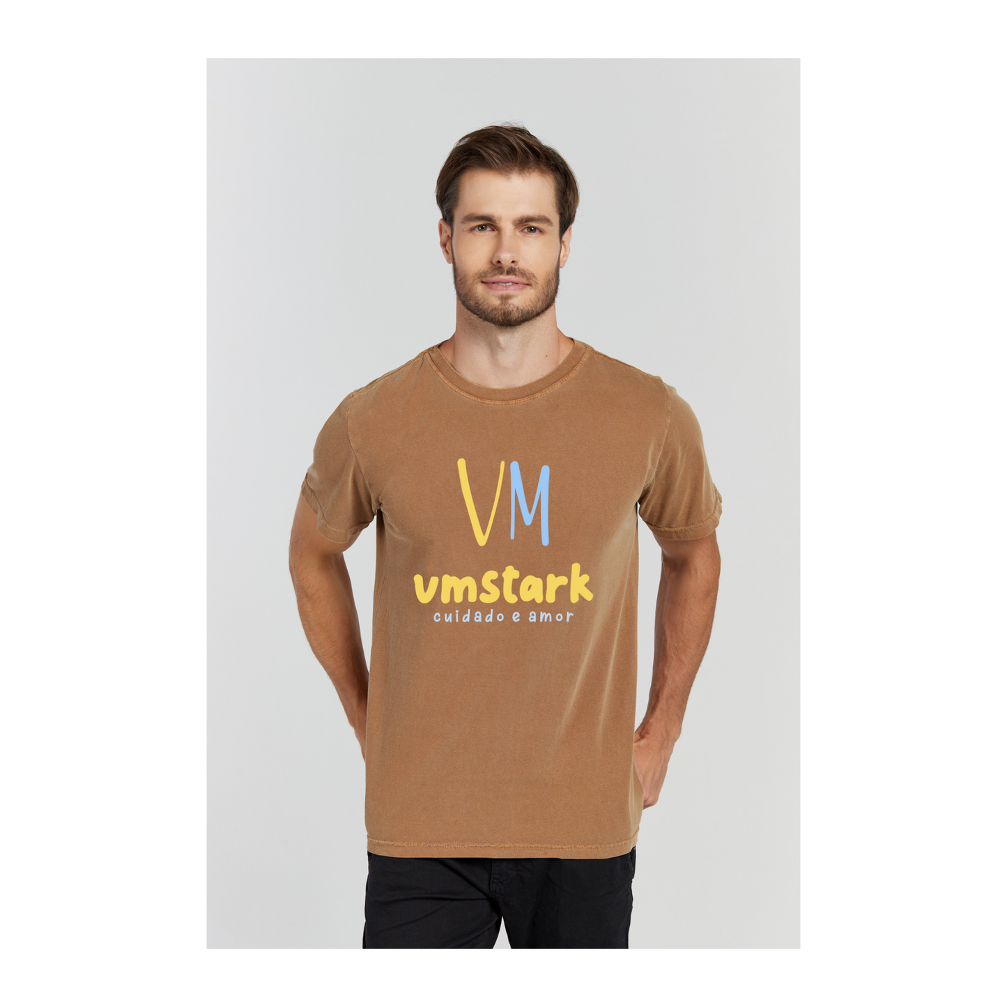 Camiseta Estonada Marrom