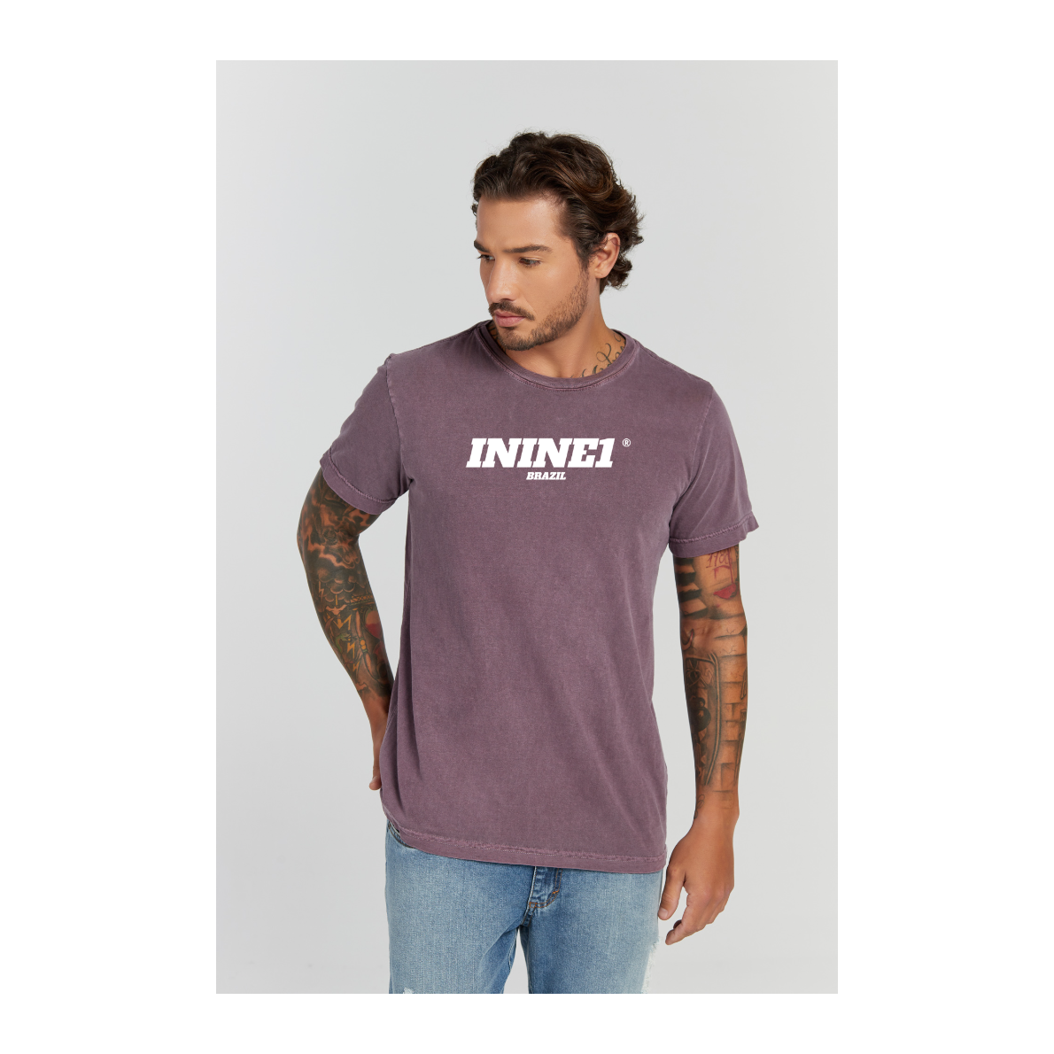 Camiseta Estonada Roxo