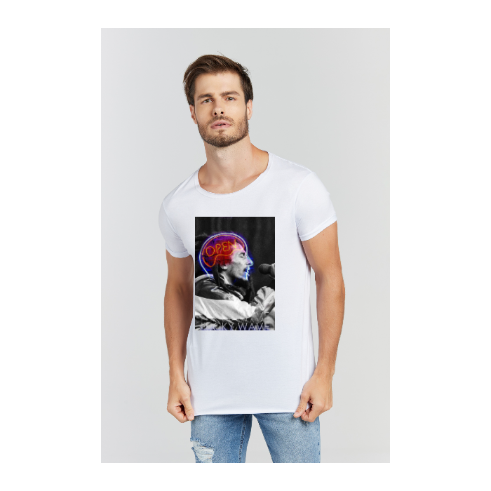 Camiseta Longline Branco