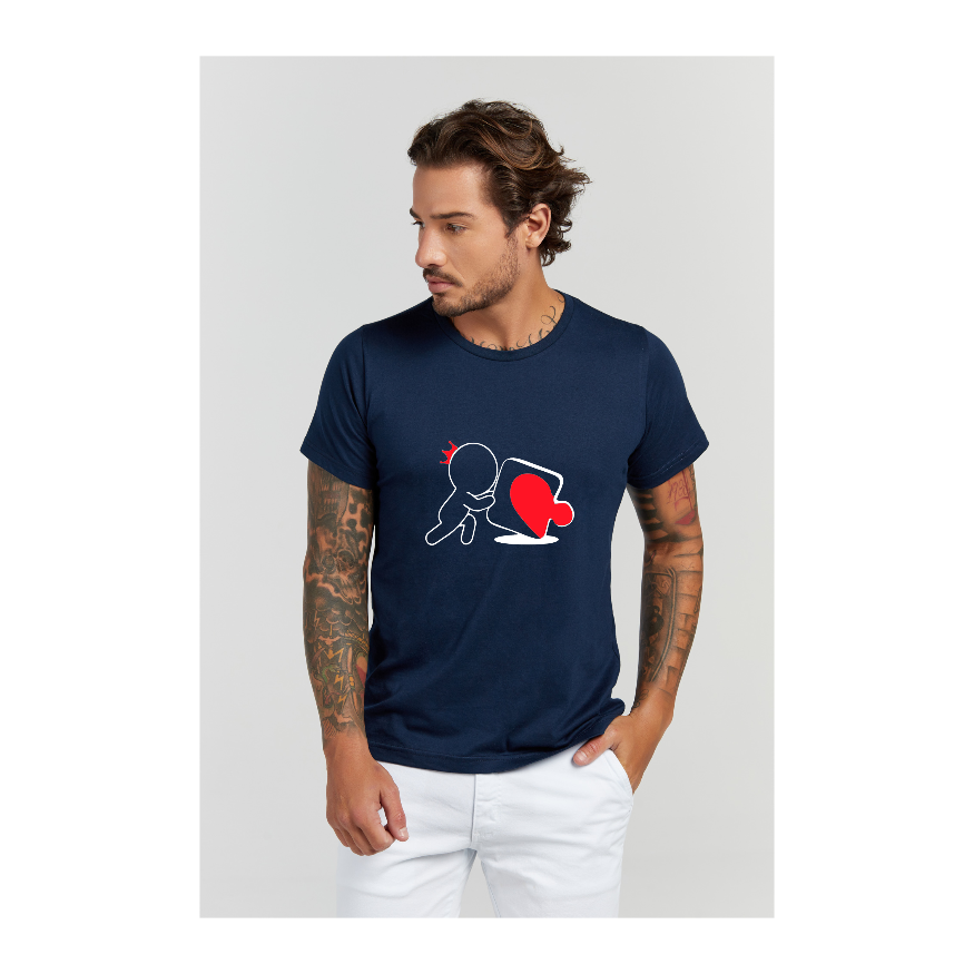 Camiseta Premium Azul Marinho