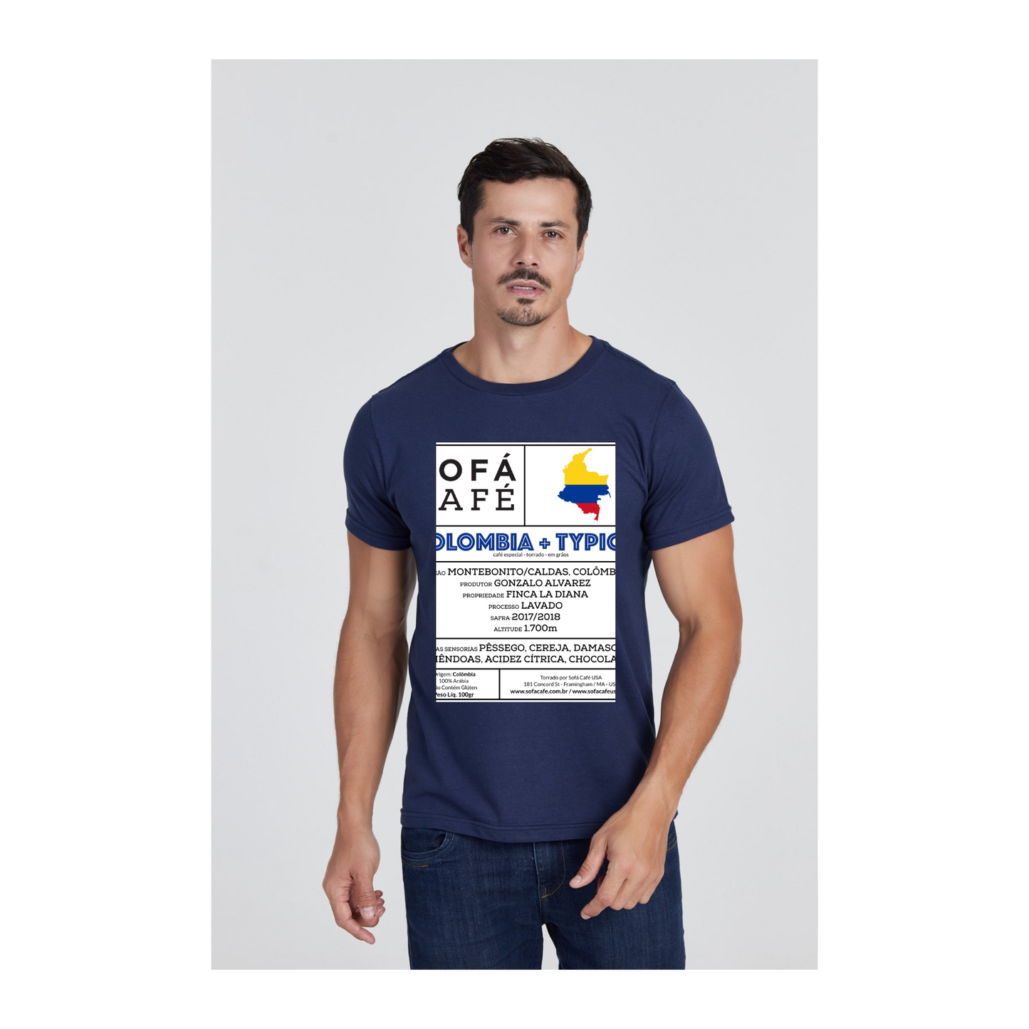 Camiseta Básica Azul Marinho