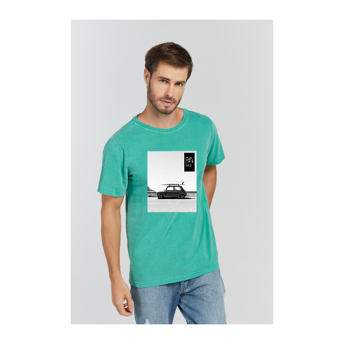 Camiseta Estonada Verde Bandeira
