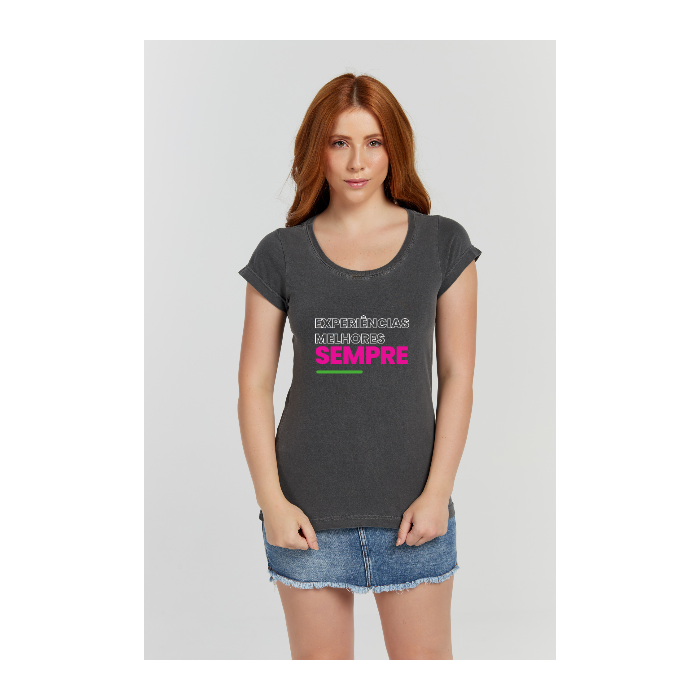 Baby long Estonada Cinza Chumbo