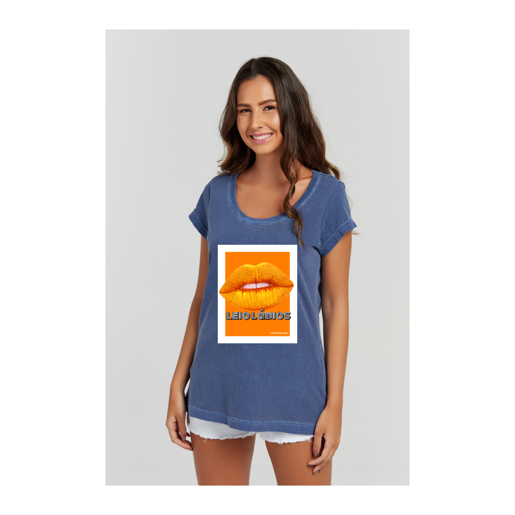 Baby long Estonada Azul Marinho