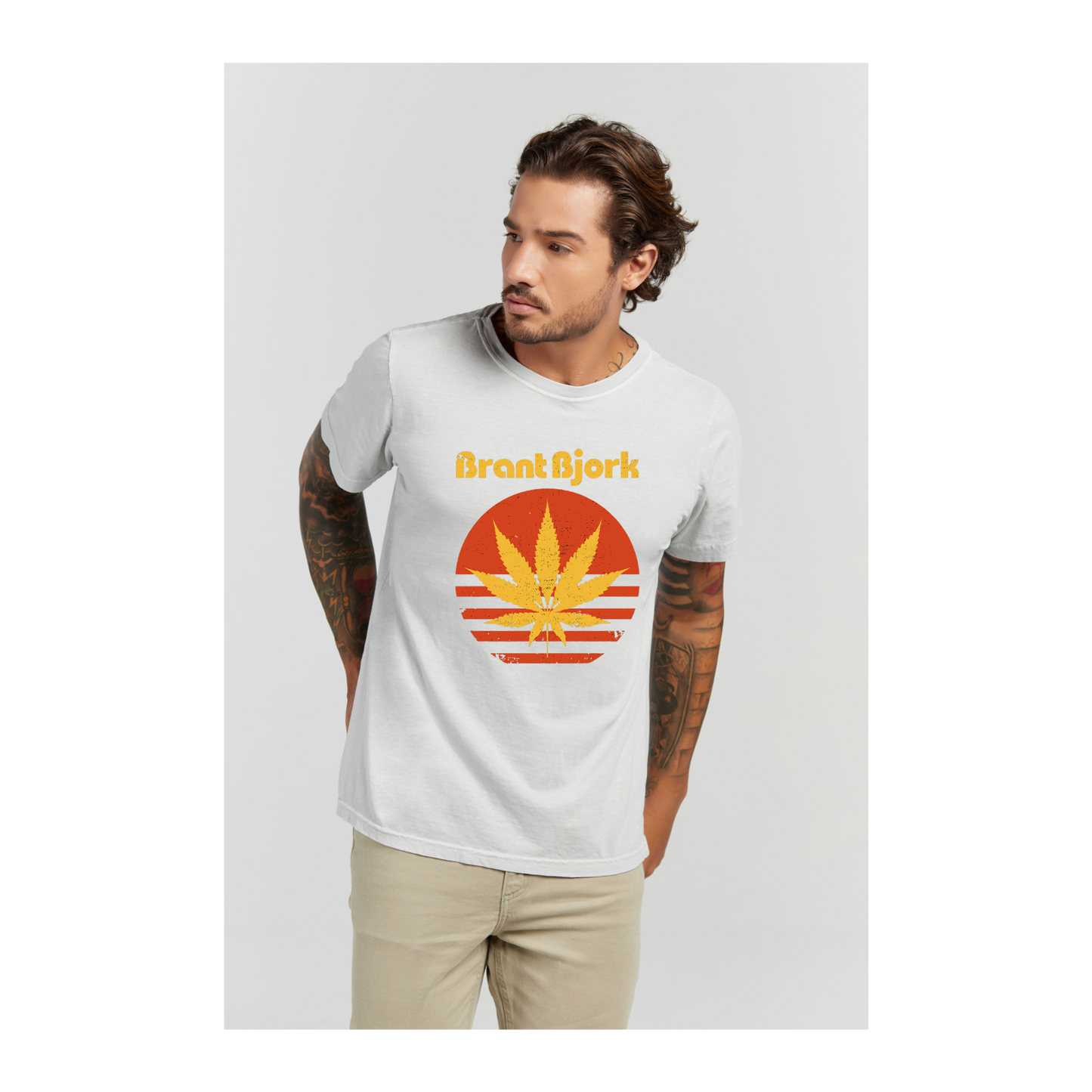 Camiseta Estonada Branco Gelo