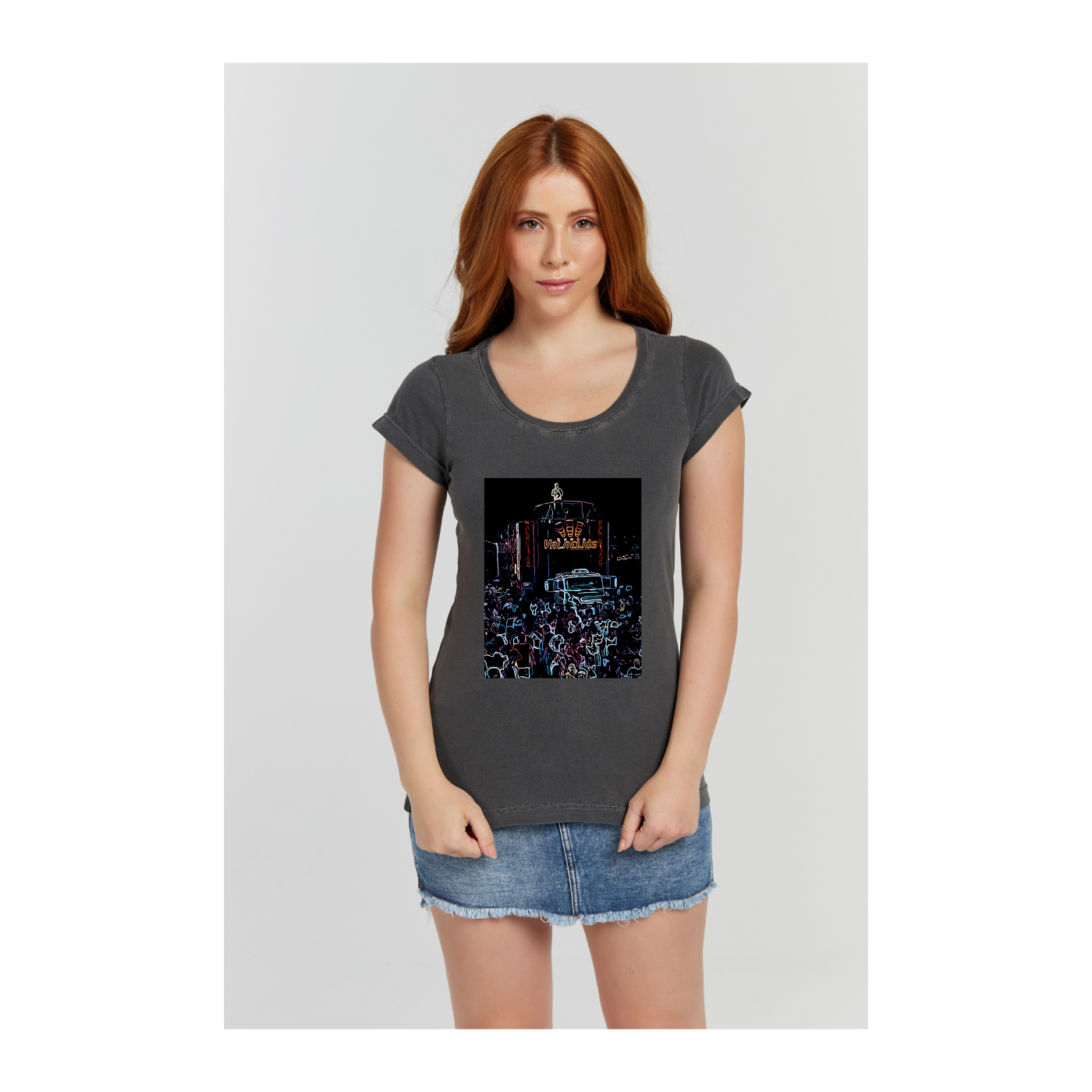 Baby long Estonada Cinza Chumbo