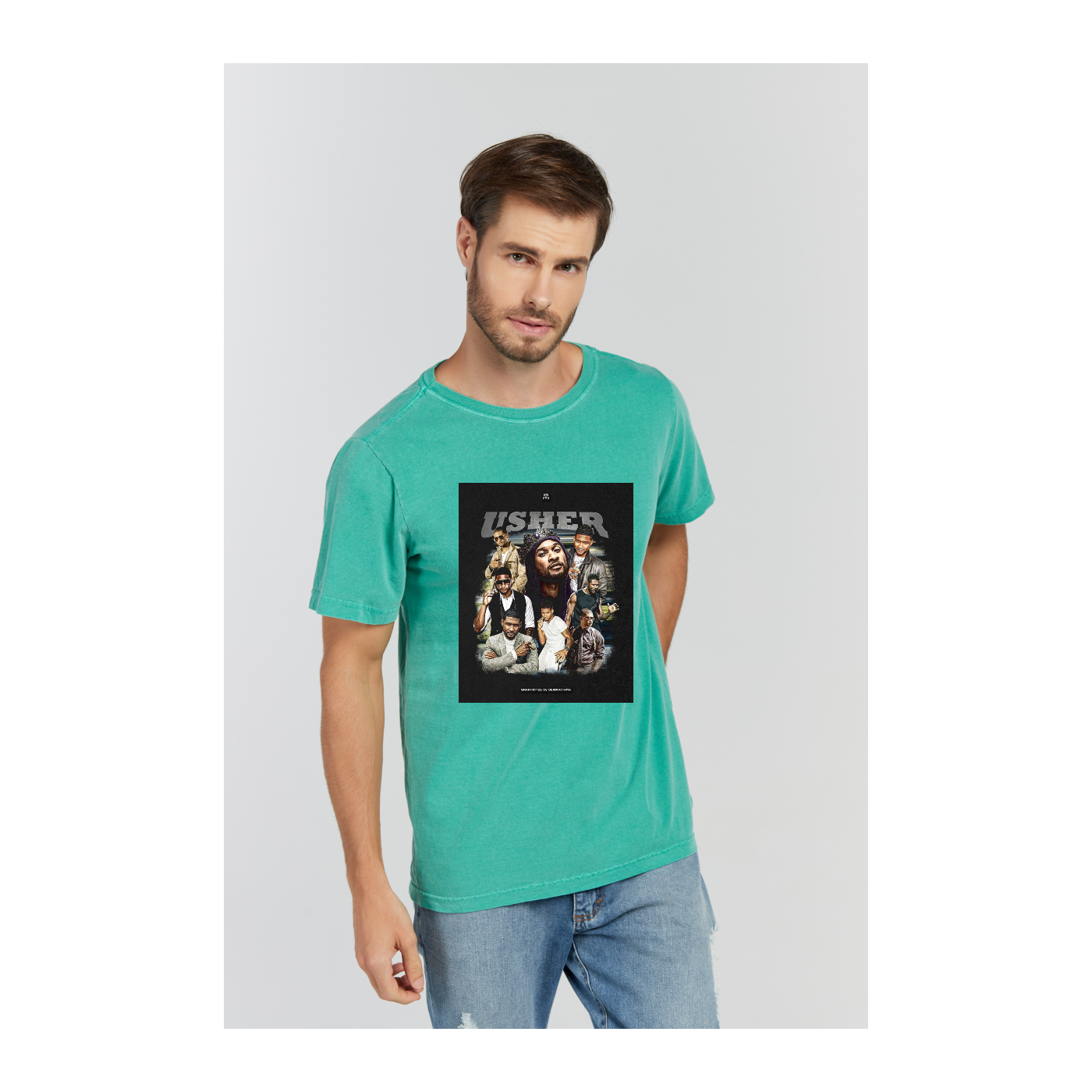 Camiseta Estonada Verde Bandeira