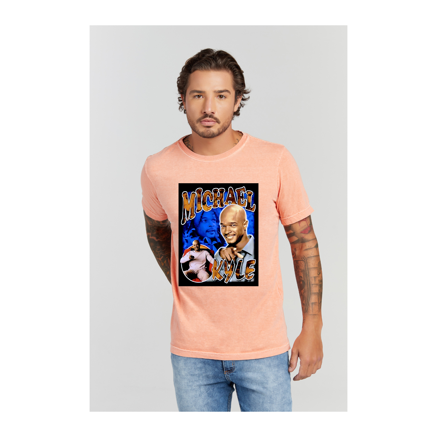 Camiseta Estonada Laranja