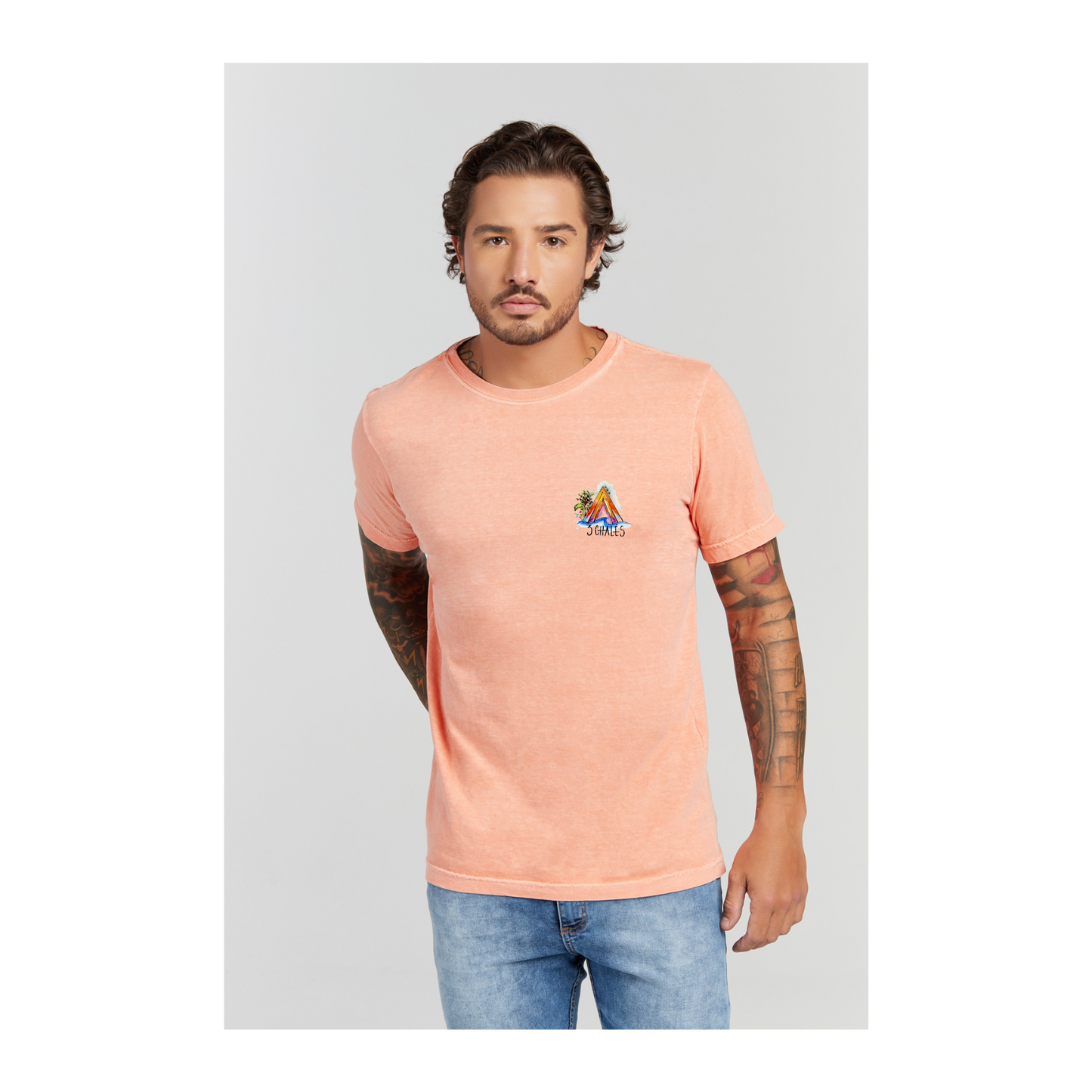 Camiseta Estonada Laranja