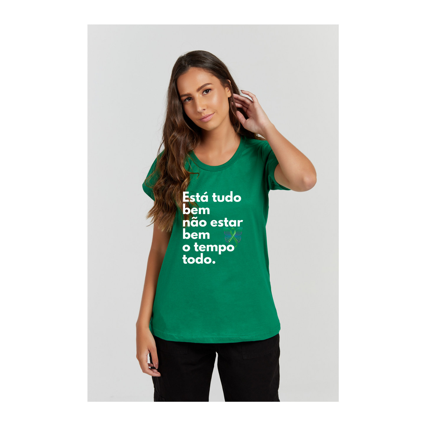 Baby long Premium Verde Bandeira