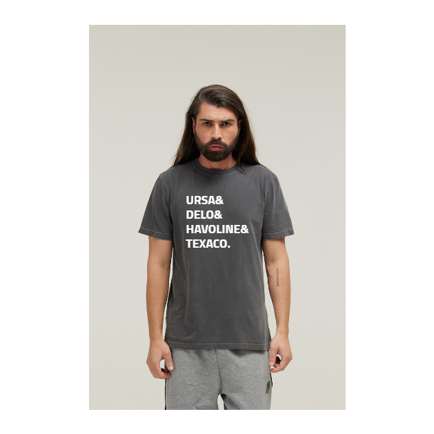 Camiseta Estonada Cinza Chumbo