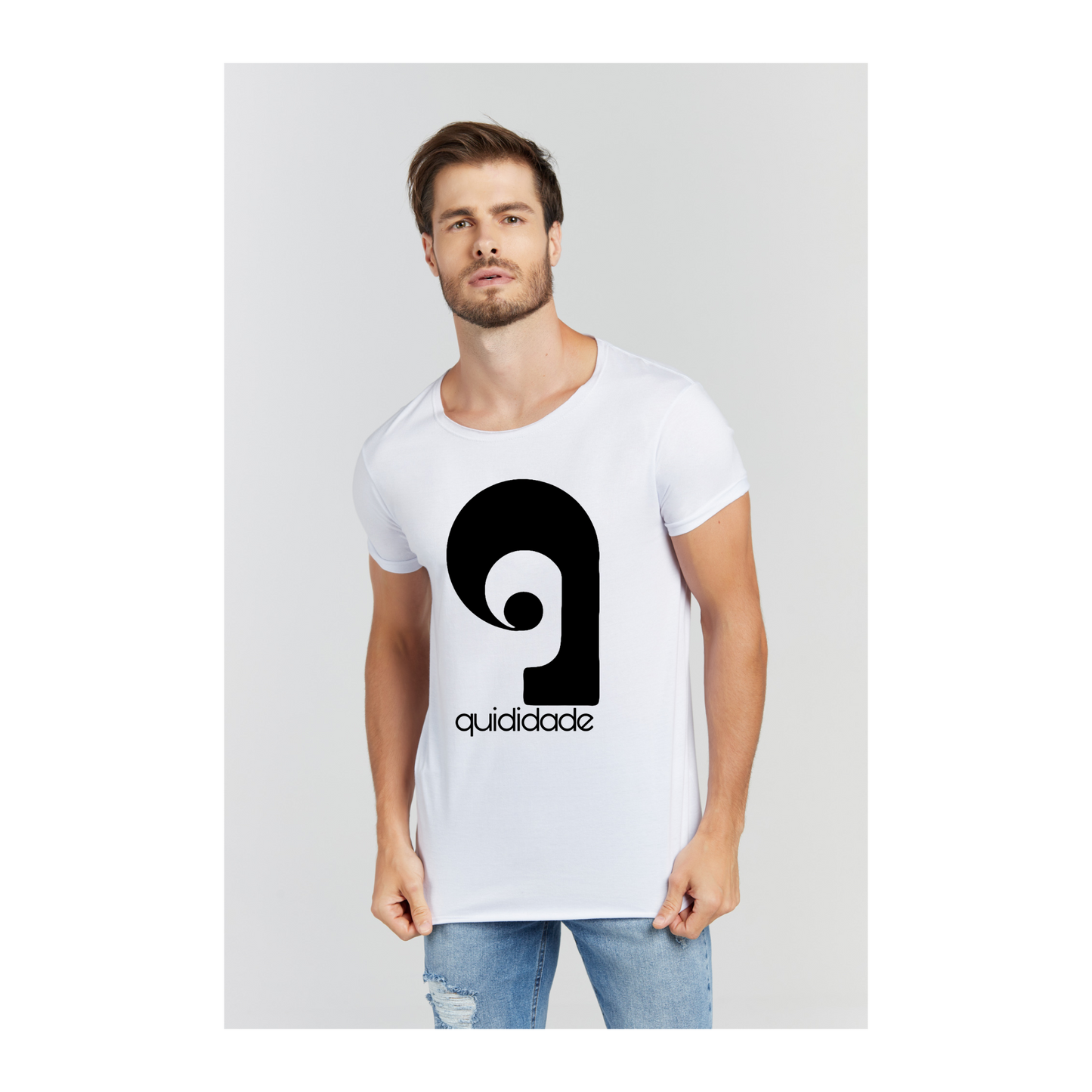 Camiseta Longline Branco