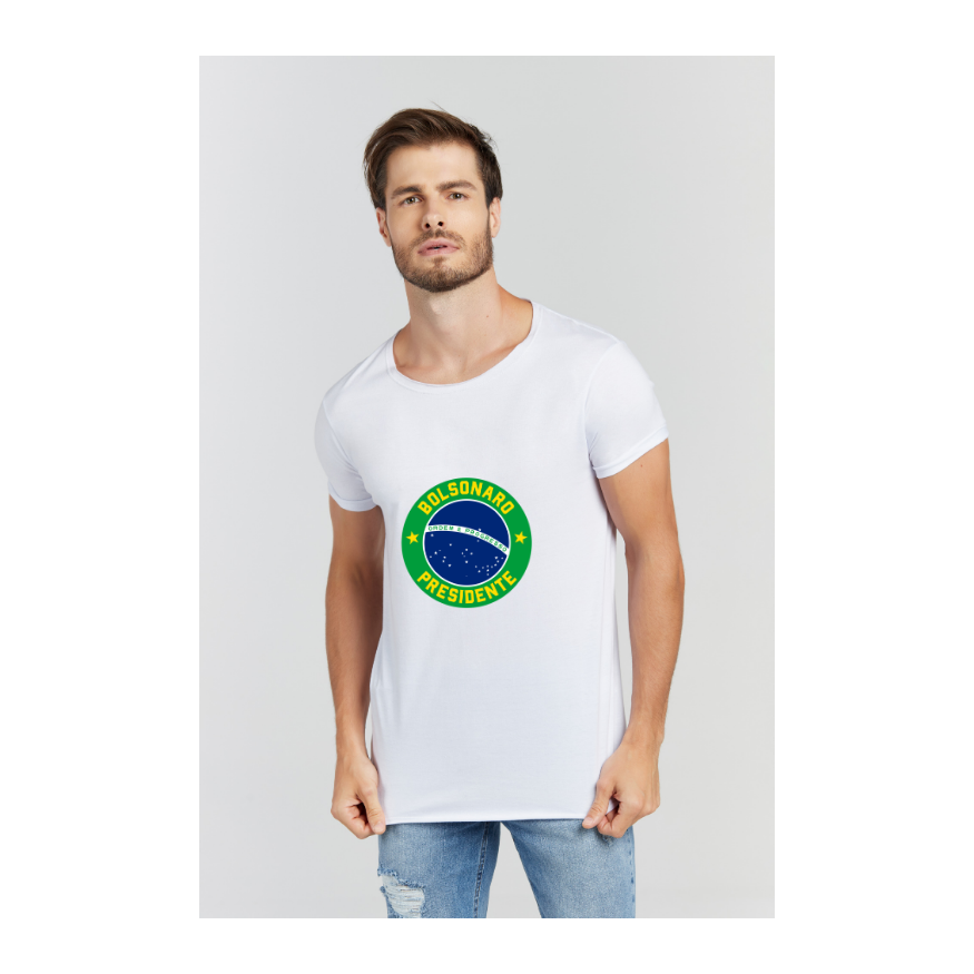 Camiseta Longline Branco